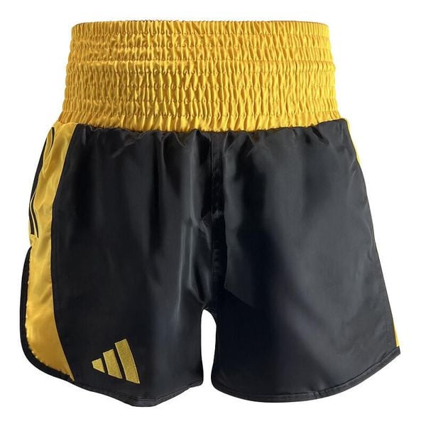 Szorty do boksu tajskiego adidas Pro. Czarne szorty Adidas, bez wzorów, sportowe. Za 207.50 zł.