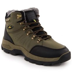 Buty trekkingowe męskie ocieplane zielone Vanhorn 16314. Zielone trekkingi bez wzorów, bez zapięcia. Za 238.12 zł.