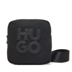 Saszetka HUGO. Czarne torby na ramię Hugo, bez wzorów, małe, bez dodatków. Za 189.99 zł.