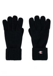 Rękawiczki Champion Gloves. Czarne rękawiczki Champion, na zimę, bez wzorów, z materiału. Za 55.00 zł.