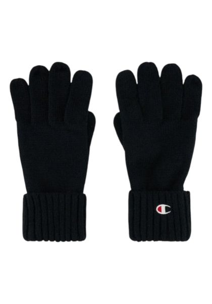 Rękawiczki Champion Gloves. Czarne rękawiczki Champion, na zimę, bez wzorów, z materiału. Za 55.00 zł.
