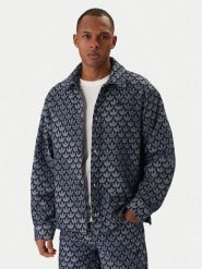 Adidas Koszula jeansowa Monogram KD0397 Niebieski Loose Fit. Niebieskie koszule Adidas, m, bez wzorów, z bawełny, bez kołnierzyka, bez ramiączek. Za 439.99 zł.
