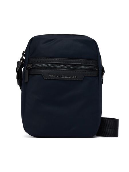 Tommy Hilfiger Saszetka Th Nylon Mini Reporter AM0AM14688 Granatowy. Niebieskie saszetki i nerki Tommy Hilfiger, bez wzorów, z materiału, bez dodatków. Za 329.99 zł.