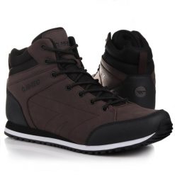 Buty męskie trekkingowe HI-TEC ARNEL MID DARK BROWN. Brązowe buty sportowe casual Hi-tec, bez wzorów, bez zapięcia. W wyprzedaży za 209.00 zł.