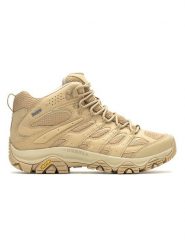 Merrell Buty trekkingowe "Moab 3 Syn Mid GTX" w kolorze beżowym rozmiar: 49. Brązowe buty trekkingowe Merrell, bez wzorów, z gore-texu, bez zapięcia. Za 388.43 zł.