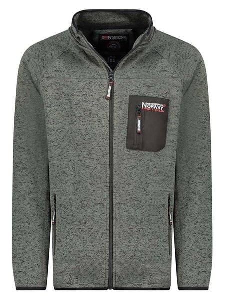 Geographical Norway Kurtka polarowa "Title" w kolorze szarym rozmiar: S. Szare kurtki Geographical Norway, s, bez wzorów, z polaru, bez kaptura. Za 109.52 zł.