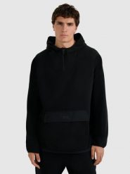4F Polar z kapturem regular męski - czarny XXL. Czarne bluzy z polaru 4F, m, bez wzorów, z materiału, z kapturem. Za 169.99 zł.