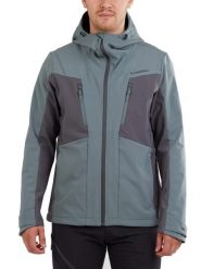 Kurtka softshell męska Fundango Rauris Softshell. Szare kurtki Fundango, m, bez wzorów, z materiału, bez kaptura. Za 519.90 zł.
