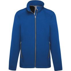 Kurtka Kariban Softshell 2 Couches. Niebieskie kurtki KARIBAN, l, bez wzorów, z elastanu, bez kaptura. Za 185.50 zł.
