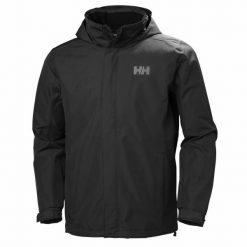 Kurtka trekkingowa męska Helly Hansen Dubliner Jacket. Czarne kurtki Helly Hansen, m, bez wzorów, z syntetyku, z kapturem. Za 737.00 zł.