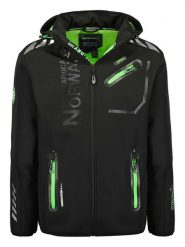 Geographical Norway Kurtka softshellowa "Royaute" w kolorze czarnym rozmiar: S. Czarne kurtki outdoor i hardshell Geographical Norway, s, bez wzorów, bez kaptura. Za 123.82 zł.