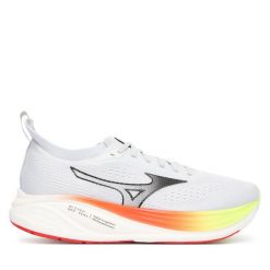 Buty do biegania Mizuno. Szare buty do biegania Mizuno, bez wzorów, bez zapięcia, do biegania. Za 649.99 zł.