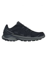 SALOMON Buty "EXAMOTION GORE-TEX" w kolorze czarnym do biegania rozmiar: 42,5. Czarne buty do biegania Salomon, bez wzorów, z gore-texu, bez zapięcia, do biegania, gore-tex. Za 400.89 zł.