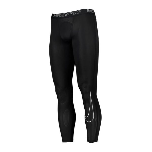Legginsy męskie Nike z czarnego poliestru. Białe legginsy długie sportowe Nike, m, bez wzorów, z poliesteru. Za 135.18 zł.
