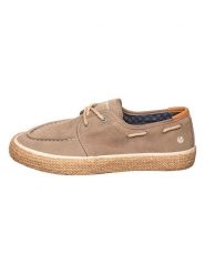 Pepe Jeans FOOTWEAR Skórzane espadryle w kolorze beżowym rozmiar: 41. Brązowe botki sznurowane Pepe Jeans FOOTWEAR, bez wzorów, z jeansu, bez obcasa, bez zapięcia. Za 86.99 zł.