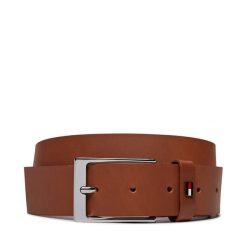 Pasek Męski Tommy Hilfiger. Brązowe paski Tommy Hilfiger, bez wzorów. Za 169.99 zł.
