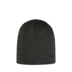 Czapka wełniana Buff Midweight Merino Wool Hat. Szare czapki zimowe Buff, bez wzorów, z wełny. Za 149.90 zł.