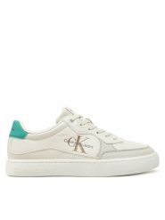 Calvin Klein Jeans Sneakersy Classic Cupsole Low Lth Ml YM0YM00885 Écru. Buty sportowe casual Calvin Klein Jeans, bez wzorów, z jeansu, bez zapięcia. Za 449.99 zł.