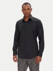 BOSS Koszula P-Hank 50503356 Czarny Slim Fit. Czarne koszule Boss, m, bez wzorów, z syntetyku, bez kołnierzyka, bez ramiączek. Za 379.99 zł.