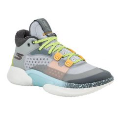 Buty do koszykówki męskie SKECHERS SKX Resagrip. Szare buty do koszykówki Skechers, bez zapięcia, do koszykówki, skechers sport. Za 579.99 zł.