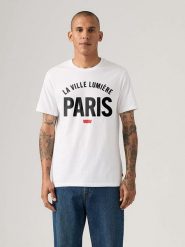 Levi's Koszulka w kolorze białym rozmiar: M. Białe bezrękawniki Levi's®, m, bez wzorów, z bawełny, bez kołnierzyka, bez ramiączek. Za 70.45 zł.