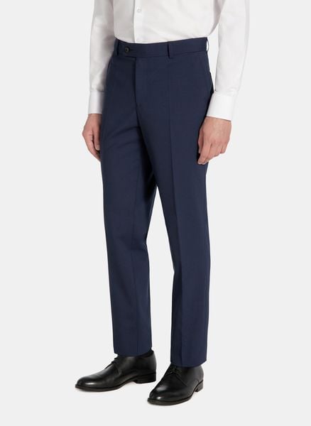 PAKO LORENTE – Spodnie ganiturowe z wełną. Niebieskie eleganckie spodnie Pako Lorente, m, z elastanu, eleganckie. Za 699.99 zł.