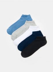 Krótkie skarpetki 5 pack - wielobarwny. Skarpety Sinsay, bez wzorów. Za 15.99 zł.