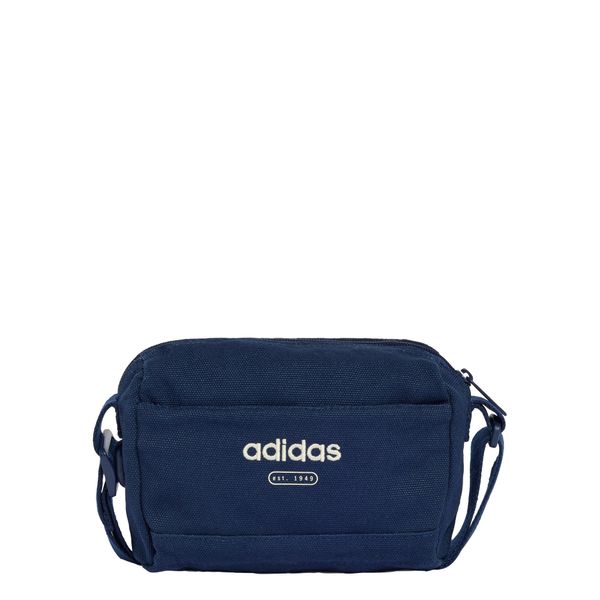 TORBA CANVAS CROSS BODY. Białe torby na ramię Adidas, bez wzorów, z bawełny, na ramię, małe, bez dodatków. Za 109.00 zł.