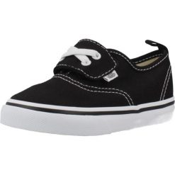 Buty VANS AUTHENTIC ELASTIC V Czarny. Czarne buty trekkingowe Vans, bez wzorów, z tkaniny, bez zapięcia. Za 196.99 zł.