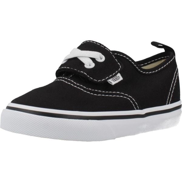 Buty VANS AUTHENTIC ELASTIC V Czarny. Czarne buty trekkingowe Vans, bez wzorów, z tkaniny, bez zapięcia. Za 196.99 zł.