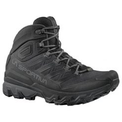 Buty trekkingowe męskie La Sportiva Ultra Raptor 3 Mid GTX. Czarne buty turystyczne La Sportiva, bez wzorów, z gore-texu, przed kolano, bez zapięcia, trekkingowe, gore-tex. Za 1,014.85 zł.