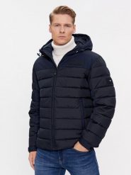 Tommy Hilfiger Kurtka puchowa New York MW0MW33735 Granatowy Regular Fit. Niebieskie kurtki Tommy Hilfiger, m, bez wzorów, z puchu, bez kaptura. Za 1,139.00 zł.