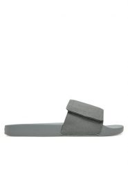 Calvin Klein Klapki Adj Pool Slide Canvas Logo HM0HM01749 Szary. Szare klapki CALVIN KLEIN, z materiału. Za 159.99 zł.