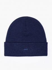 Levi's Czapka w kolorze granatowym rozmiar: onesize. Niebieskie czapki zimowe Levi's®, bez wzorów, z materiału. Za 91.34 zł.