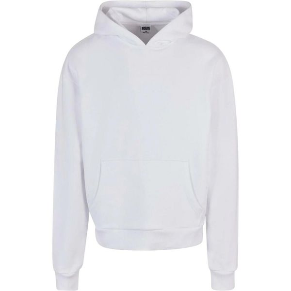 Męska Bluza Z Kapturem Ultra Heavyweight. Białe bluzy Urban Classics, m, bez wzorów, z kapturem. Za 220.99 zł.