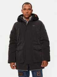 Aeronautica Militare Kurtka zimowa 242AB2195CT3431 Czarny Regular Fit. Czarne kurtki Aeronautica Militare, na zimę, m, bez wzorów, z bawełny, bez kaptura. Za 1,469.00 zł.