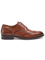 Pikolinos Półbuty M7J-4186 Brązowy. Brązowe eleganckie półbuty Pikolinos, bez wzorów, ze skóry, bez obcasa, bez zapięcia. Za 399.99 zł.