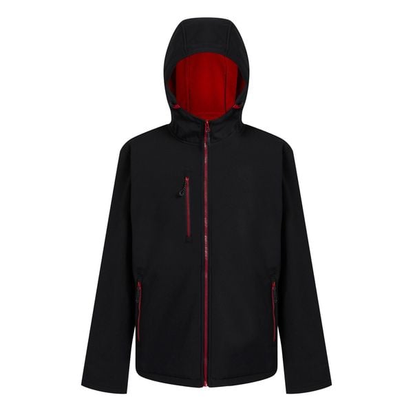 Męska Kurtka Soft Shell Navigate 2 Layer. Czarne kurtki Regatta, l, bez wzorów, bez kaptura. Za 245.99 zł.