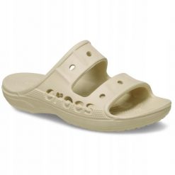 Klapki Dla Dorosłych Crocs Baya. Brązowe klapki Crocs, z materiału. Za 119.99 zł.