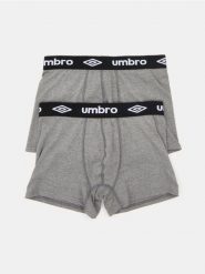 Bokserki Umbro z bawełną 2 pack - wielobarwny. Brązowe bokserki Sinsay, l, bez wzorów, z bawełny. Za 39.99 zł.
