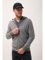 Just Cashmere Kaszmirowy kardigan "Elliot" w kolorze szarym rozmiar: XL. Szare swetry rozpinane Just Cashmere, xl, bez wzorów, z kaszmiru, bez kołnierzyka, bez ramiączek. Za 456.99 zł.