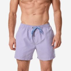 Spodenki surfingowe męskie Quiksilver krótkie 15". Fioletowe odzież kąpielowa Quiksilver, l, bez wzorów, z poliesteru, sportowe. Za 129.99 zł.