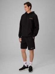 4F Spodenki dresowe męskie 4F x Robert Lewandowski - czarne XL. Czarne krótkie spodenki sportowe 4F, m, bez wzorów, z bawełny. Za 149.99 zł.