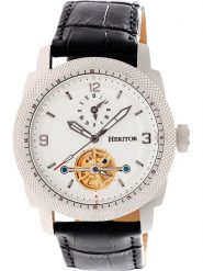 Heritor Zegarek automatyczny "Helmsley" w kolorze srebrno-czarno-białym rozmiar: onesize. Czarne, analogowe zegarki Heritor, ze stali. Za 761.99 zł.