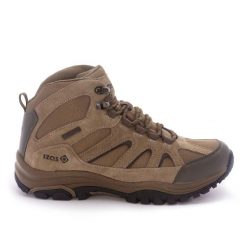 Buty trekkingowe TIMPA Mount-Tex – wygoda, trwałość i doskonała amortyzacja. Brązowe buty turystyczne Izas, bez wzorów, z gumy, bez zapięcia, outdoorowe. Za 356.48 zł.