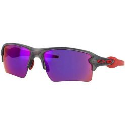 Okulary przeciwsłoneczne Oakley Flak 2.0. Czerwone okulary przeciwsłoneczne Oakley, prostokątne. Za 929.80 zł.