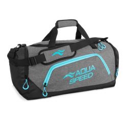 Torba treningowa AQUA-SPEED 43 l. Czarne torby na ramię Aqua-Speed, bez wzorów, na ramię, bez dodatków. Za 99.00 zł.