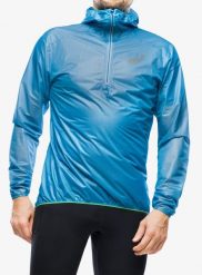 Kurtka biegowa unisex Inov-8 Raceshell HZ. Niebieskie kurtki Inov-8, m, bez wzorów, z materiału, bez kaptura. Za 306.89 zł.