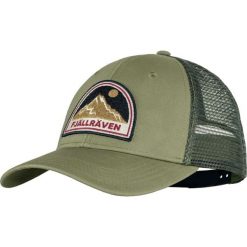 FJALLRAVEN Czapka z daszkiem Badge Langtradarkeps green-L/XL. Zielone czapki z daszkiem Fjällräven, z aplikacjami, z bawełny. Za 233.15 zł.