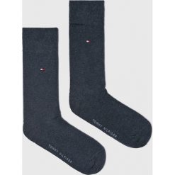 Tommy Hilfiger - Skarpety (2-pack). Niebieskie skarpety Tommy Hilfiger, bez wzorów, z bawełny. Za 54.90 zł.
